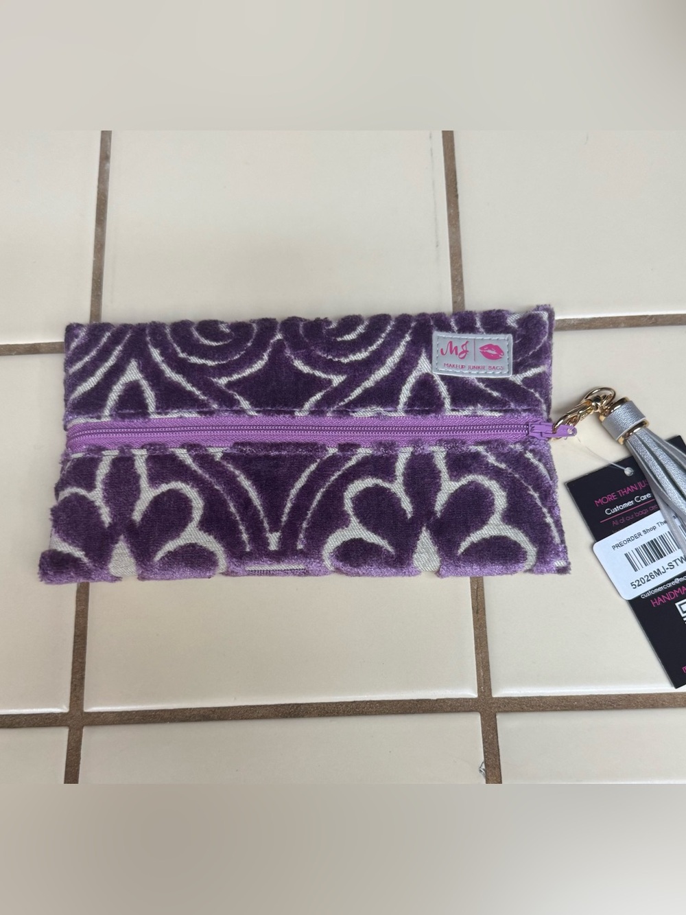Makeup Junkie Bag Violet Versailles in Mini